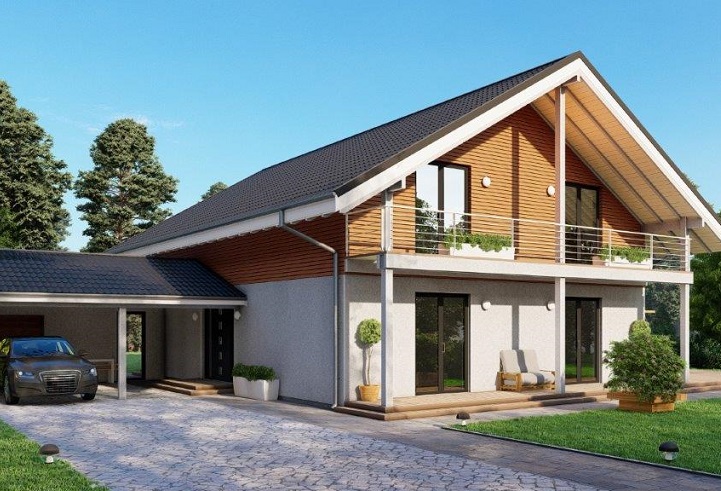 Une maison préfabriquée moderne conçue pour répondre aux besoins des familles modernes.