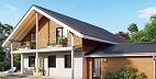 Une maison modulaire combinant innovation et confort pour un logement pratique.