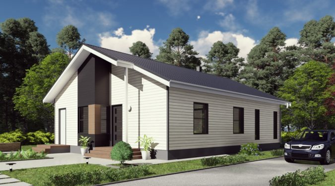 Découvrez une maison préfabriquée moderne adaptée à un mode de vie confortable et durable.