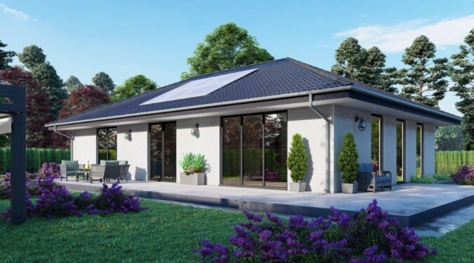 Une maison préfabriquée moderne parfaite pour un style de vie élégant.