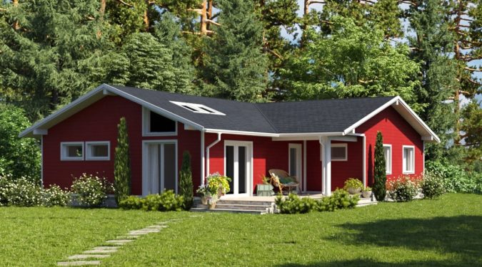 Une maison préfabriquée moderne parfaite pour un style de vie élégant et abordable.