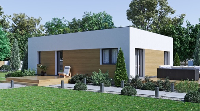 Une maison préfabriquée écologique offrant un excellent rapport qualité-prix.
